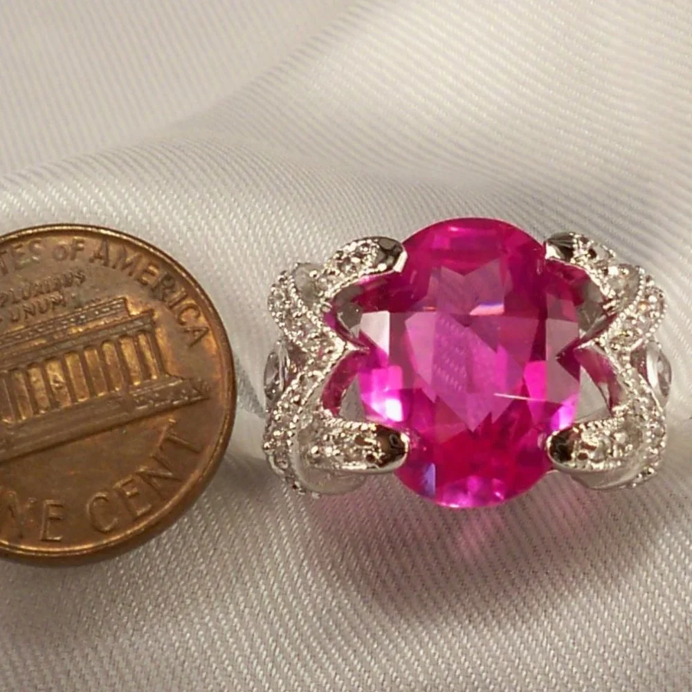 N/A pink oval